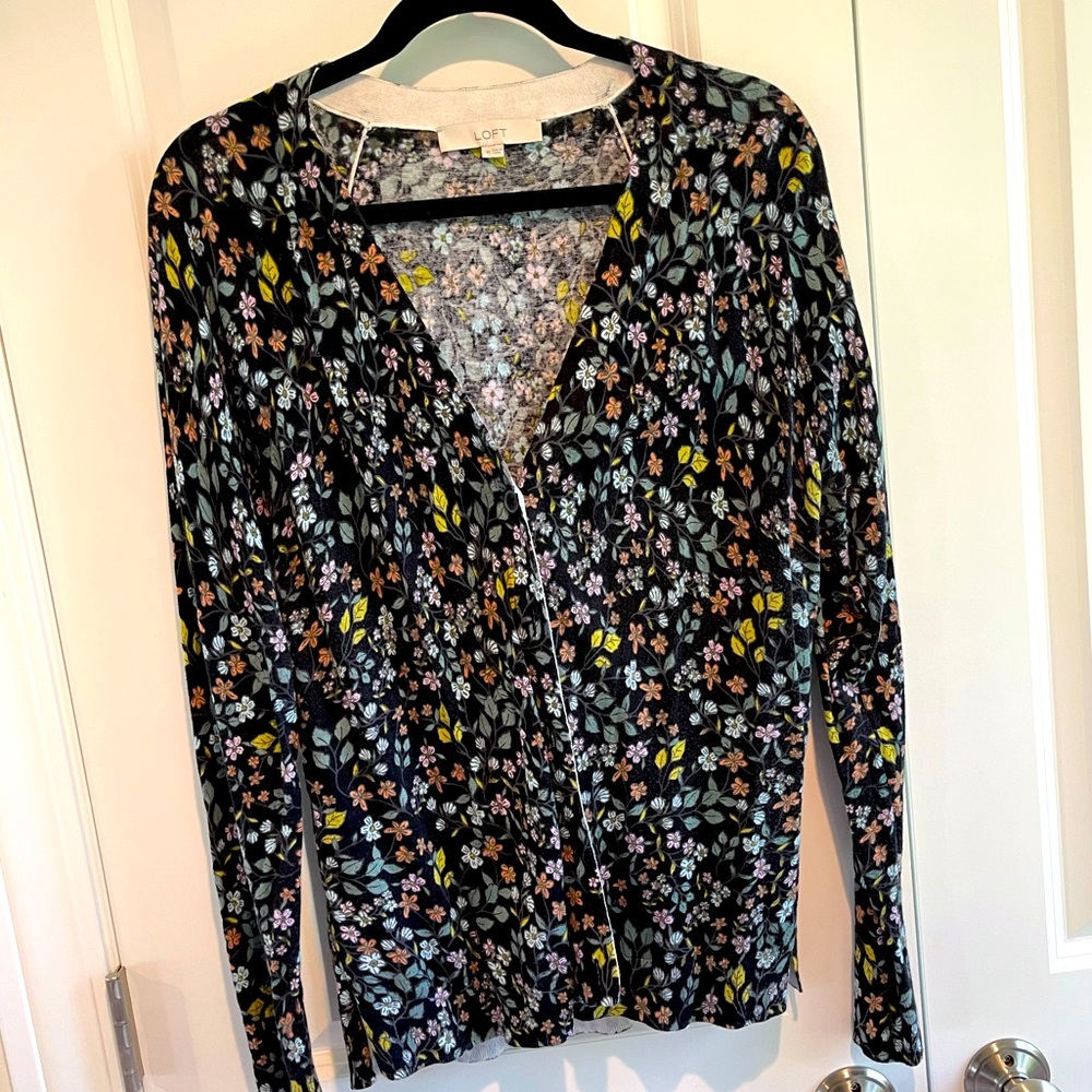 Loft Floral Cardigan